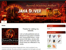 Tablet Screenshot of janaoliver.com