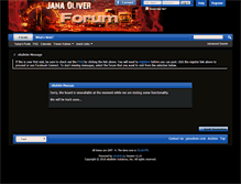 Tablet Screenshot of forum.janaoliver.com